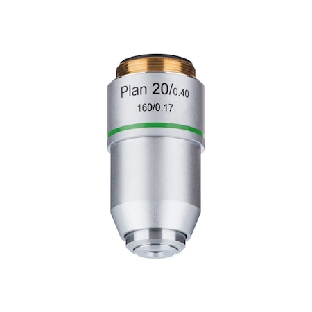 Amscope 20X Plan Achromatic Compound Microscope Objective Lens PA20X-V300
